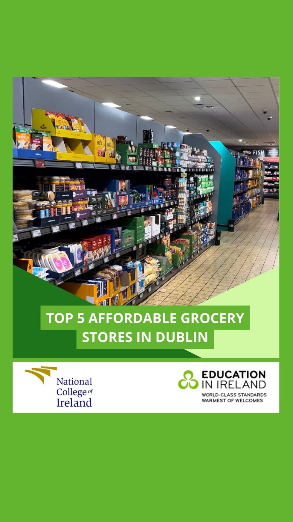 Top 5 Affordable Grocery Stores In Dublin Study In Ireland