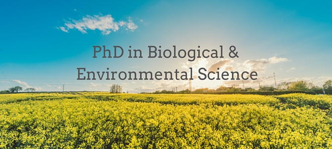 UCD & Teagasc: choosing my PhD in Biological and Environmental Science