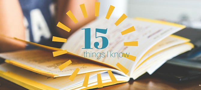 Six years in medical school and all I’ve learned are these 15 things?