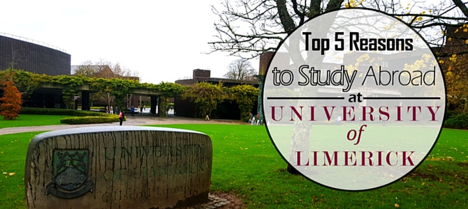 Top five reasons to study at the University of Limerick