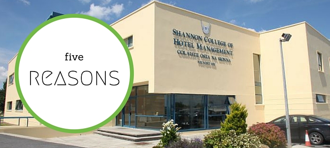 Five reasons to choose Shannon College of Hotel Management