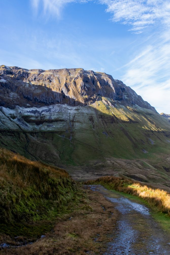 Mountain with blue sky 