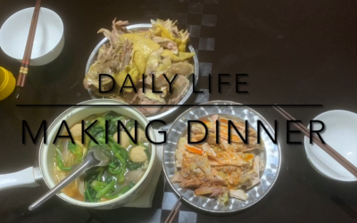 Daily life: Making dinner
