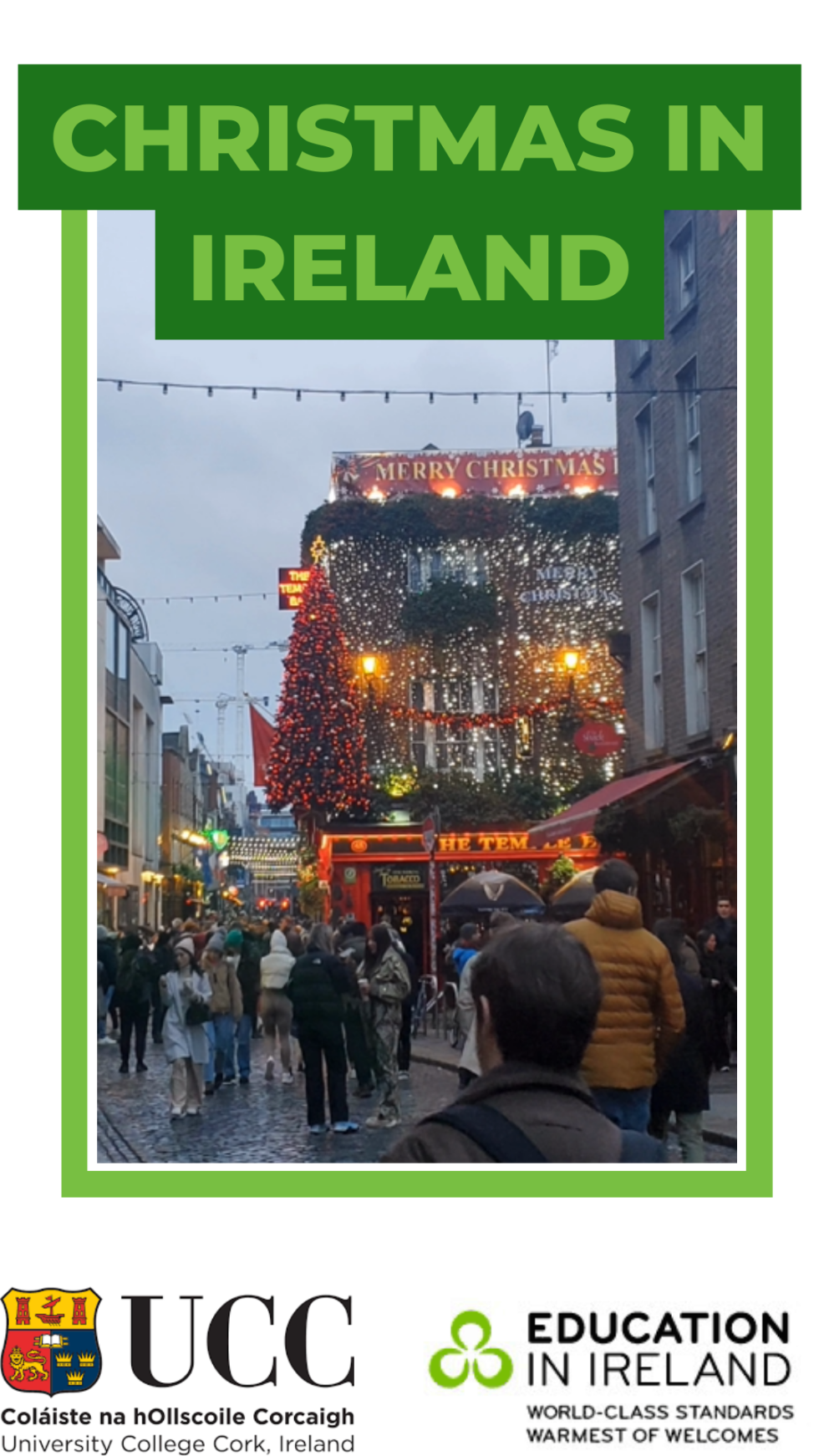 Christmas in Ireland! Study in Ireland Education in Ireland Blog