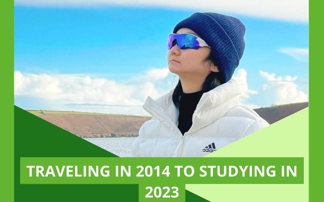 Traveling in 2014 to studying in 2023